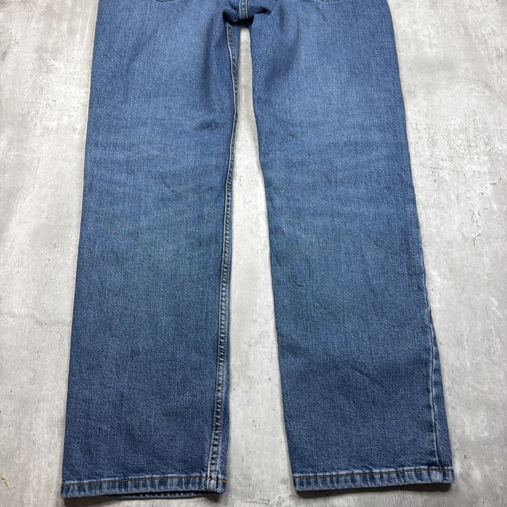 Levis 514 Jeans Mens 32x30 Blue Medium Wash Straight Leg Denim Pants Casual - Picture 10 of 10